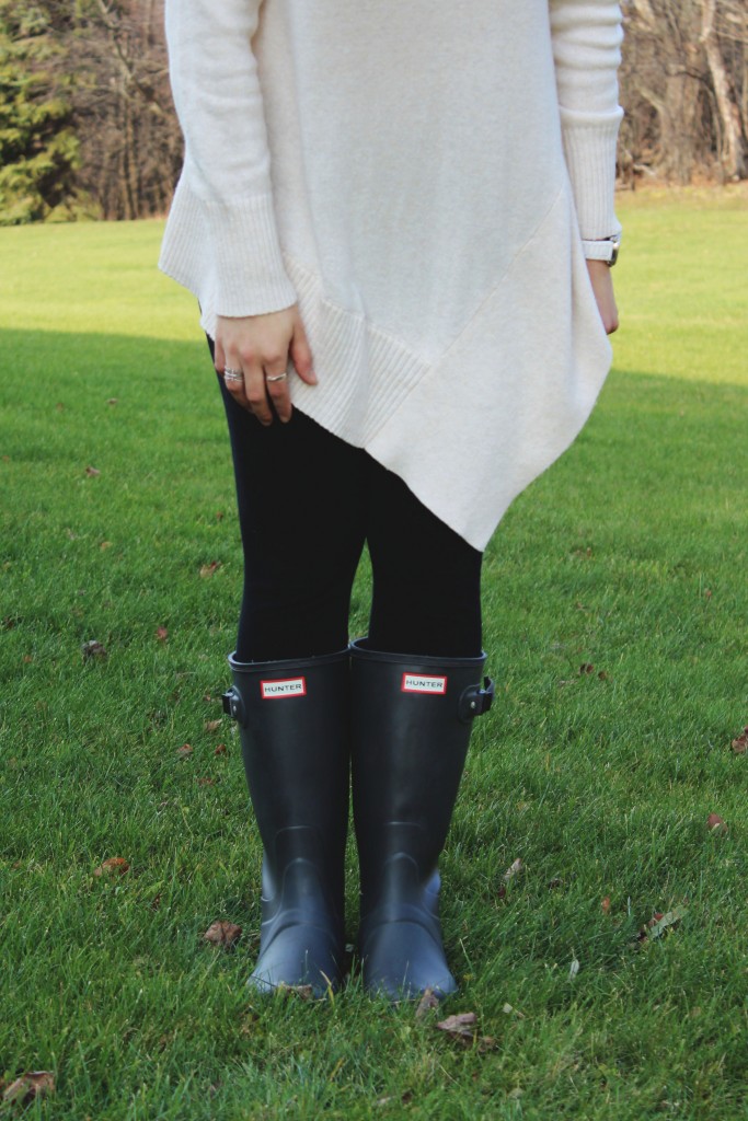 Hunter Boots x Asymmetrical Sweaters