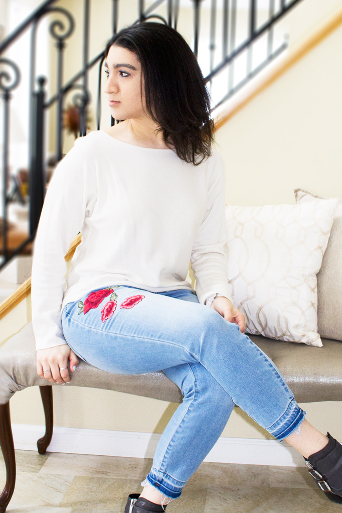 My Favorite Spring Trend: Embroidered Jeans