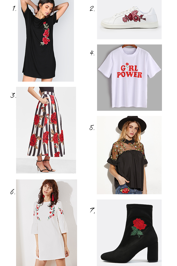 Spring Trends with SheIn: Embroidered Roses