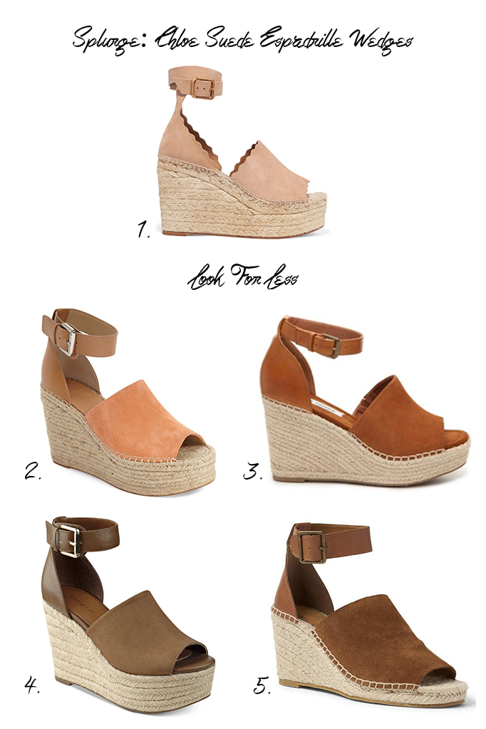 I Found It: Chloe Suede Espadrille Flats for Less