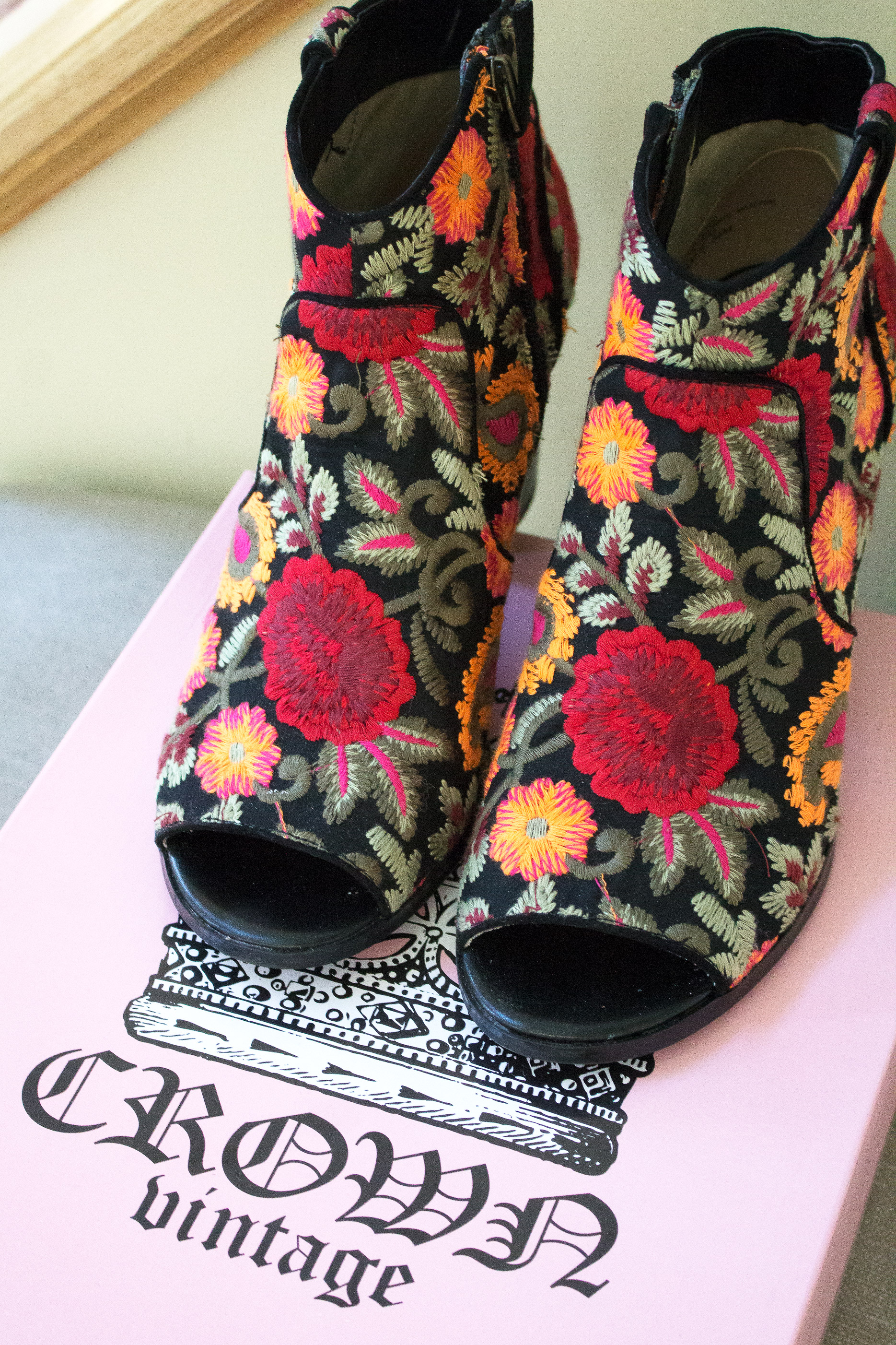 Embroidered Booties and Staying Ahead of the Trends