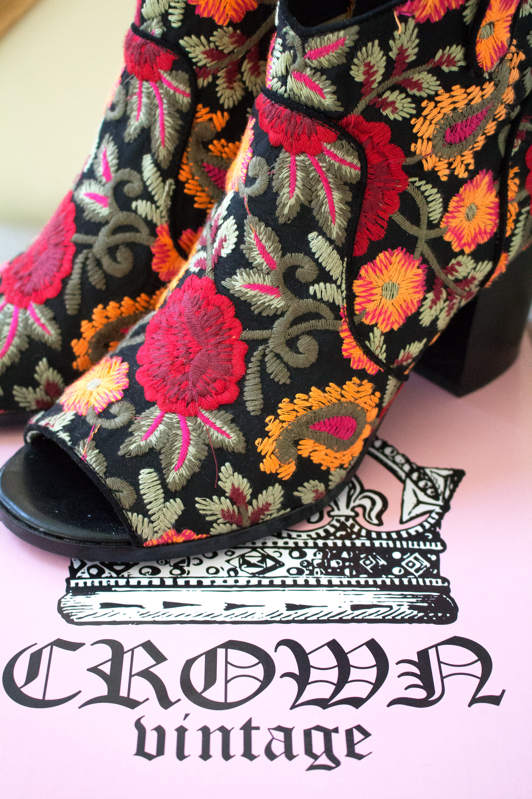 Embroidered Booties and Staying Ahead of the Trends