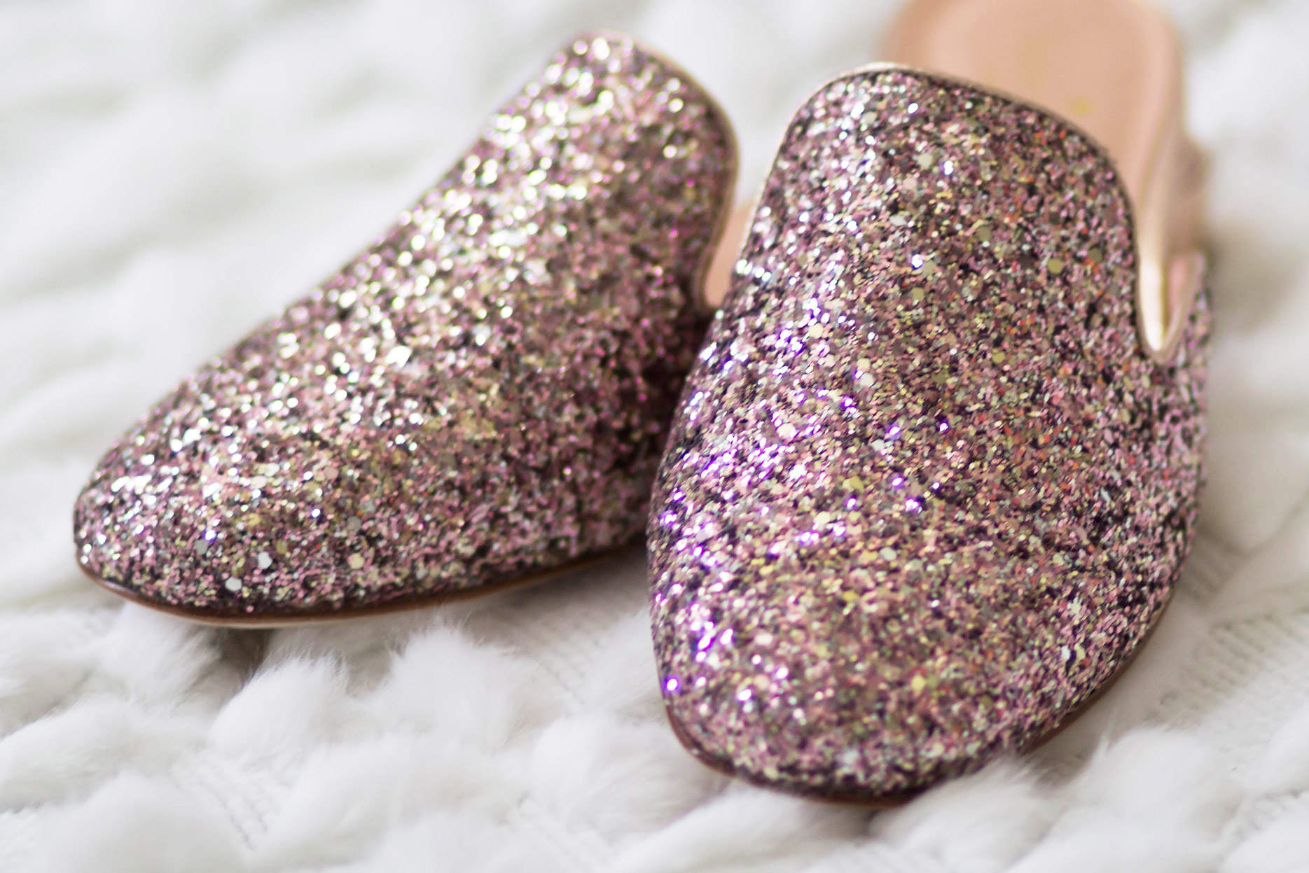 The Perfect Glitter Loafers for Spring