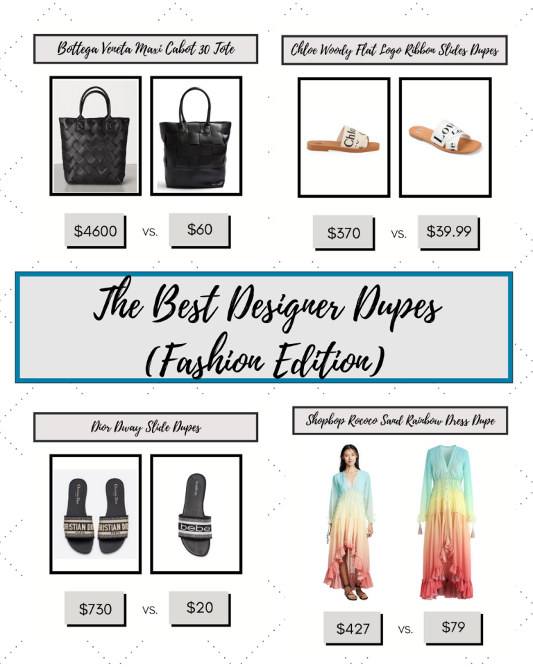 The Best Designer Dupes of 2021 (Fashion Edition) Recycled Roses