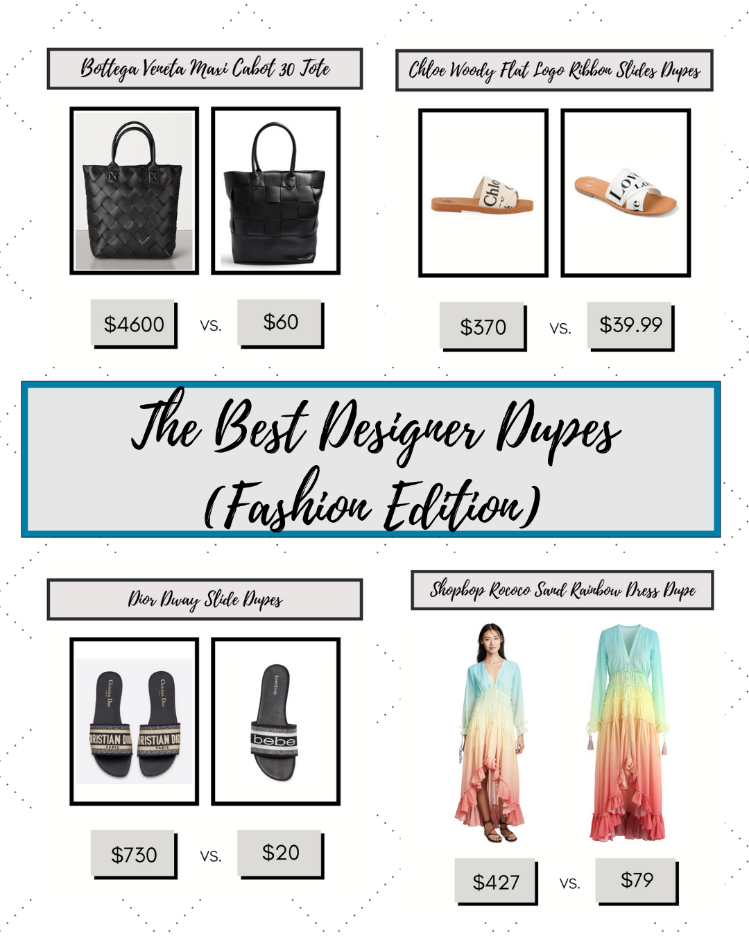 The Best Designer Dupes of 2021 (Fashion Edition)