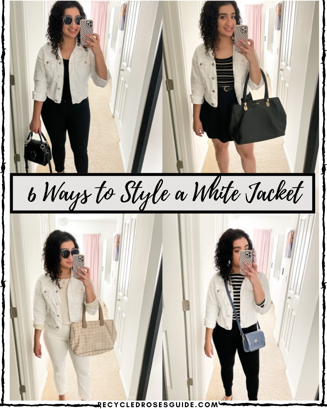 6 Ways to Style a White Denim Jacket