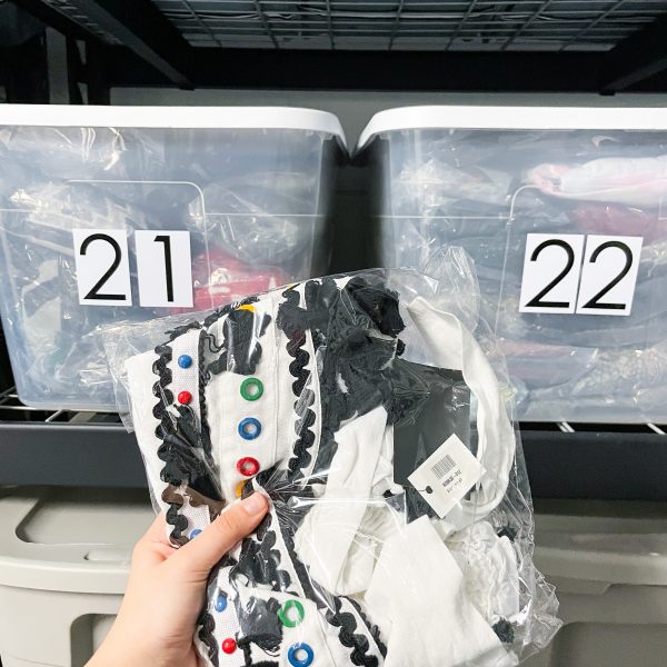 How I Store My Reselling Inventory Using Numbered Bins